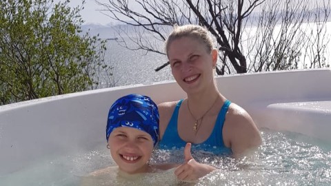 Купель с интегрированным подогревом, диаметр 220 см