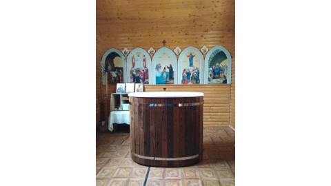 Купель холодная, размер 79×125 см