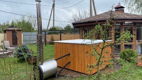 Купель с подогревом, размер 200×200 см Купель с подогревом, размер 200×200 см